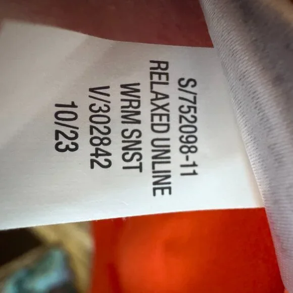 Old Navy Relaxed Blazer Warm Sunset Long Sleeve 2 Button Unlined Jacket - Picture 9 of 16